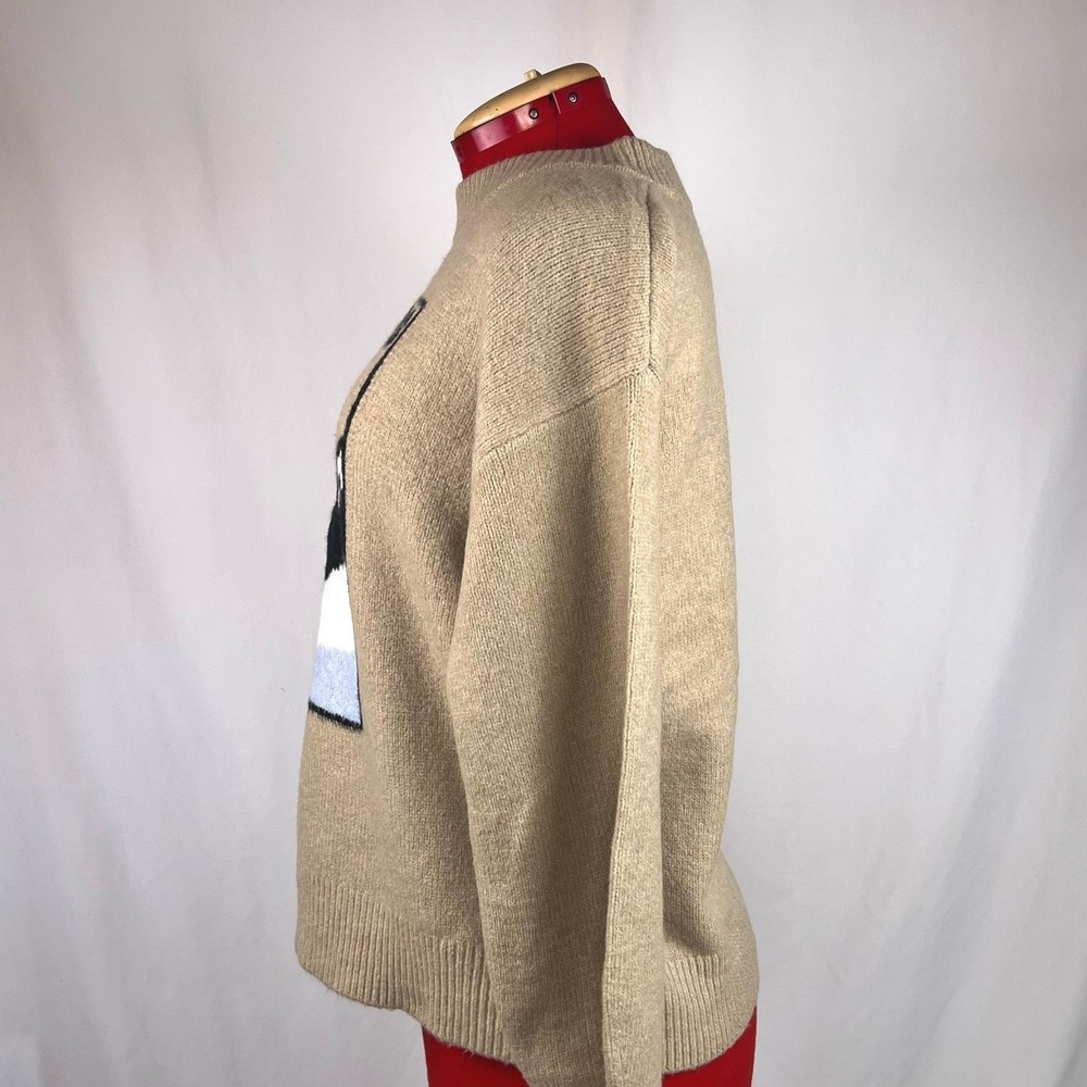 Universal Thread Les Alpes Mountain Graphic Sweater Tan Beige Large New - Picture 4 of 7